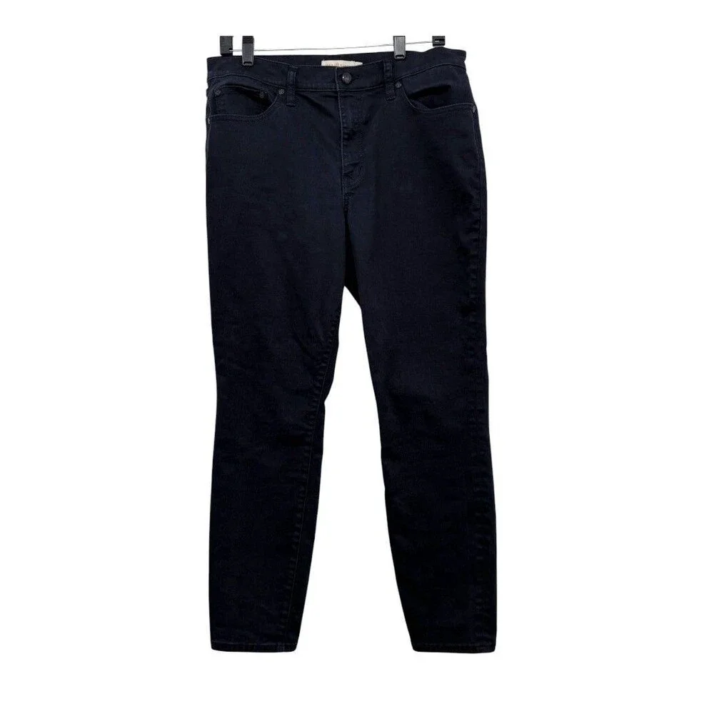Tory Burch Navy Blue Stretch Pants Womens Size 31 Slim 5-Pocket Style 90001209